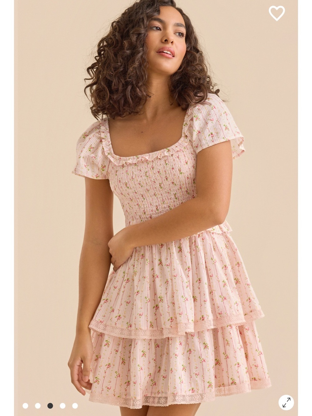 New with tags Altar’d state Cardi Floral Mini Dress